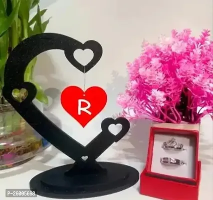 R Alphabet Name Love Showpiece, Valentine Gift For Girlfriend, Boyfriend, Husband, Wife, Gift For Birthday, Gift For Anniversary, Gift For Wedding