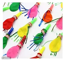 Whistles Horns Blowing  party Balloons (Pack of 100)-thumb1