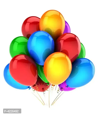 Theme Multi colour  Metallic Latex Balloon (Set of 51 Pic)-thumb0