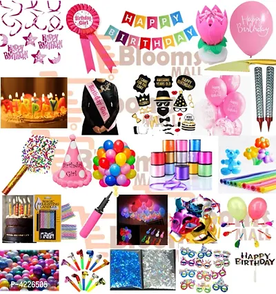 Girl Prime  Birthday Decoration Kit (Pack of 25 items)