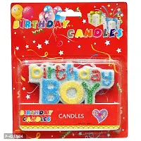 Happy Birthday Boy candle (Pack of 1)-thumb1