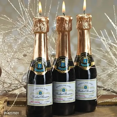 Champagne Bottle Cake Candle (Pack of 6)