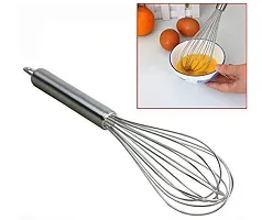 Stainless Steel Kitchen Combo Set Of Potato Masher, Egg Beater Whisk  Lemon Squeezer(Pack Of 3)-thumb2