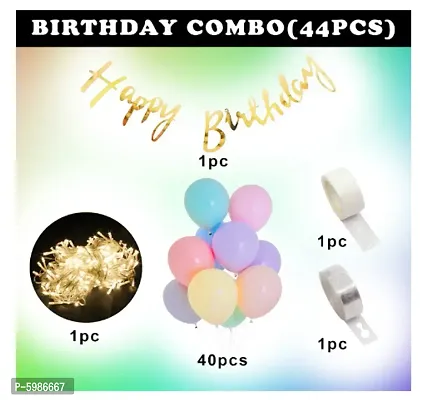 Happy Birthday  Decoration Items (Pastel)-thumb2
