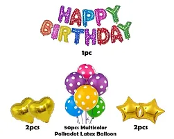 Happy Birthday Decoration Kit 55 Pcs Combo Pack-thumb1
