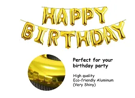 Happy Birthday Decoration Combo 43Pcs Set Foil Banner And Balloons (Pack Of 43)-thumb1