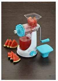 Manual Hand Juicer For Fruits And Vegetables With Steel Handle +Plastic Vegetables And Fruit Peelers For Kitchen-thumb1