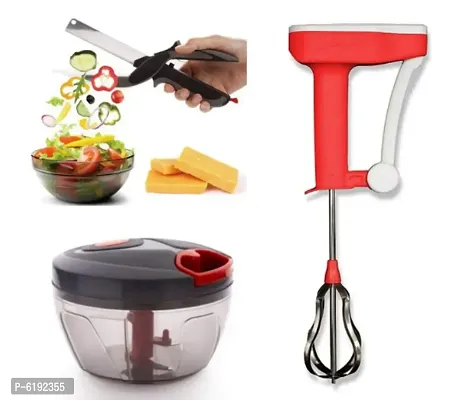 1 Hand Blender +Vegetable Chopper + Clever Cutter