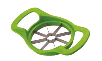 Combo Of Plastic Vegetable Cutter 5 Sharp Blade With Peeler And Multi-Functional Apple Cutter With Potato Masher-thumb1