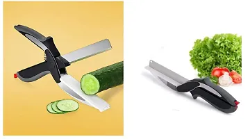 2Pcs Clever Cutter + 1 Pcs Vegetable Cutter-thumb2