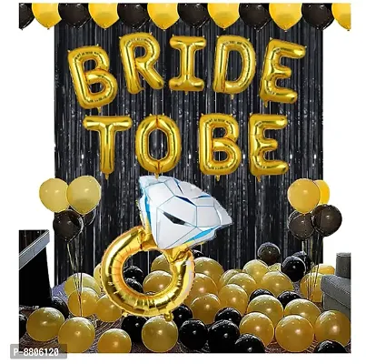 Bride To Be Foil Balloons Decoration -Set Of 52 Pieces