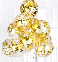 Gold Latex 12  Pieces 1st Birthday Party Decorations Combo Light Decor 12 Months - Pack Of 12-thumb3