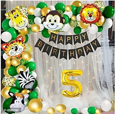 Forest Theme Birthday Party Decoration Kit