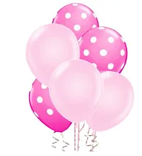 Girls First Birthday Decorations Items Combo 11  Pieces For Baby Girl -Pack Of 11, Pink-thumb1