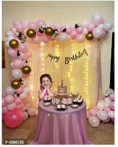 Happy Birthday Decorations For Girls - 74 Pieces-thumb3
