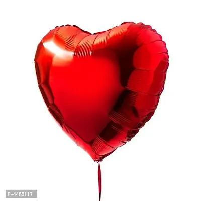 Stylish Red Heartbeat Heart shape Foil Balloon For Kids-thumb0
