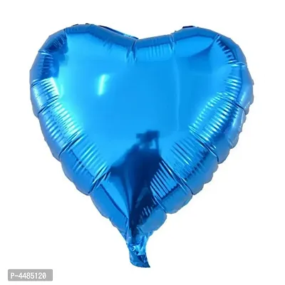 Stylish Blue Heartbeat Heart shape Foil Balloon For Kids