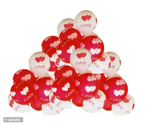 Blooms Mall Love Printed Balloon ( 100 pc)