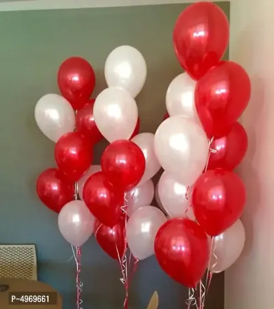 Red  White balloon set