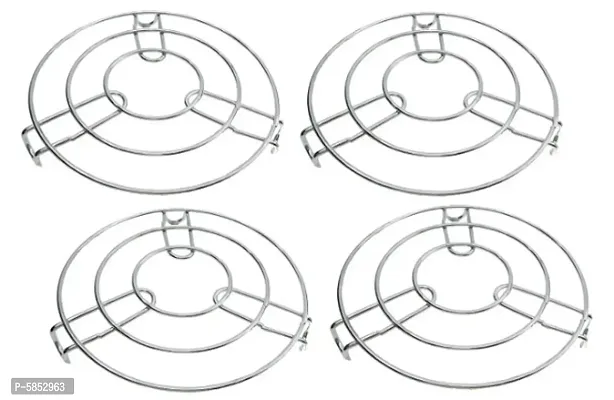 Heat Resistant Hot Pot Tray Stand (Pack of 4 )