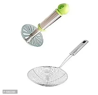 Potato masher +  1 Deep Fry Strainer