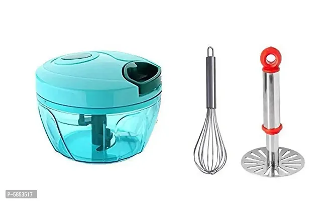 1vegetable chopper 1 EGG Whish 1 Potato masher