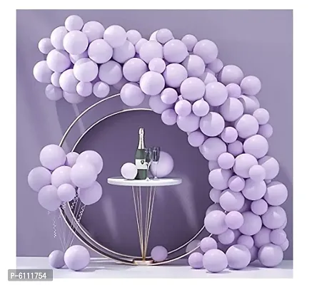 Blooms Mall Pastel purple Balloons Latex Party Balloons Pack Of 50pc