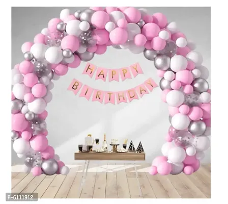 Blooms Mall Happy Birthday Latex Party Balloons combo-thumb0