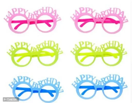 PARTY GOOGLES NEON COLOURS Goggles For Birthday pack of 6-thumb0