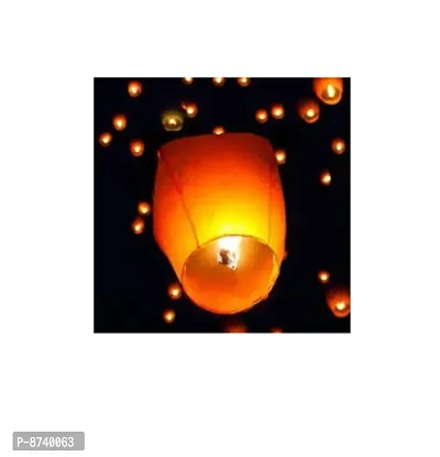 Paper Sky Lanterns Multicolor Wishing Hot Air Balloon ( Pack of 2 )