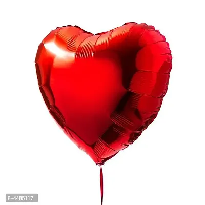 Stylish Red Heartbeat Heart shape Foil Balloon For Kids-thumb4