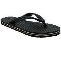 POLITA Men's Black Flip-Flops - 7 UK-thumb4