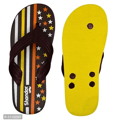 POLITA Mens 5Star Brown Flip Flops & Slippers Slipper (f43)-thumb2