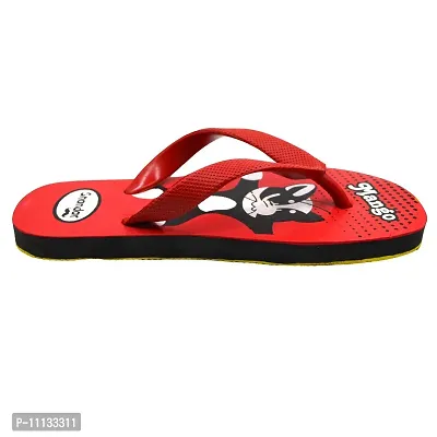 POLITA Unisex Kids Red Kitty Flip Flops & Slippers Slipper (f42), 11 UK-thumb3