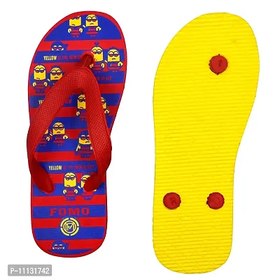 POLITA Kid Flip Flop & Slipper Boy & Girls (2, Numeric_2) Red-thumb2