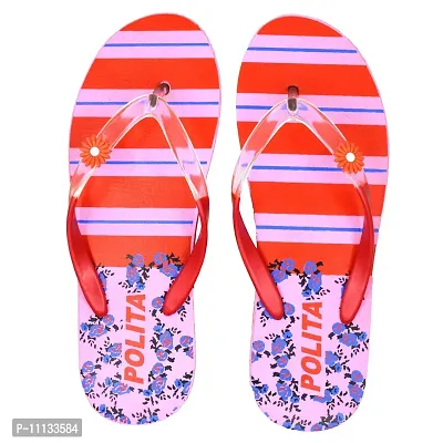 Women Slippers Floral Pink Dip (Pink, numeric_6)-thumb3