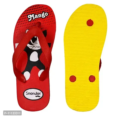 POLITA Unisex Kids Red Kitty Flip Flops & Slippers Slipper (f42), 11 UK-thumb2