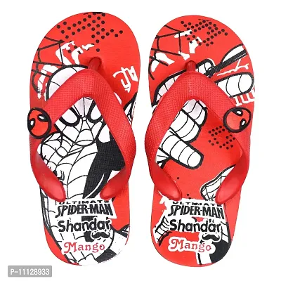 POLITA Unisex-Child Kid Spiderman Red Flip Flop  Slipper-thumb0