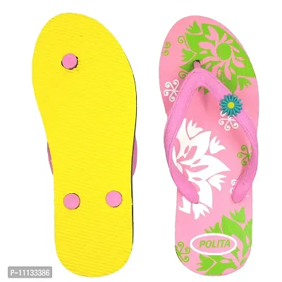 Women's Flip-Flops and Slippers (7, Pink)-thumb2