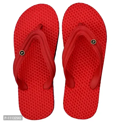 POLITA Mens Red F9 Health flip Flops  Slippers Slipper-thumb0