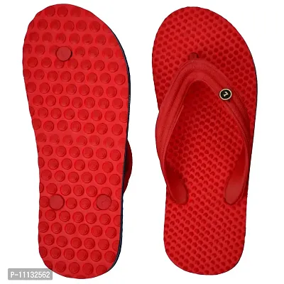 POLITA Mens Red F9 Health flip Flops  Slippers Slipper-thumb2