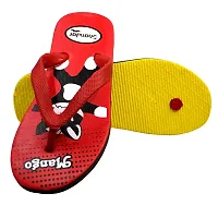 POLITA Unisex-Child Red Slipper Flip Flop -12 Kids UK-thumb3