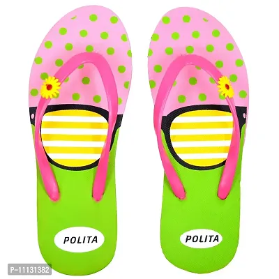 POLITA Women Pink Glares Flip Flops & Slippers Slipper (f85)-thumb0