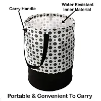 Laundry Basket with Lid for Clothes, Organizer | Laundry Basket with Lid Big Size, Laundry Bag Zip with Foldable-thumb2