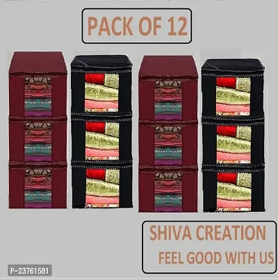 Non Woven Saree Cover Storage Bags for Clothes with primum Quality Combo Offer Saree Organizer for Wardrobe/Organizers for Clothes/Organizers for Wardrobe
