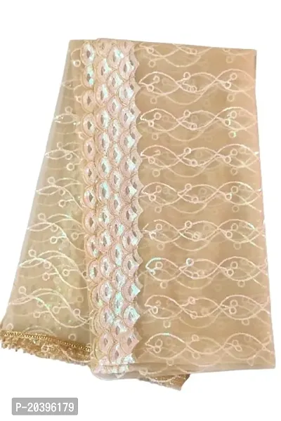 Elite Golden Net Embroidered Dupatta For Women