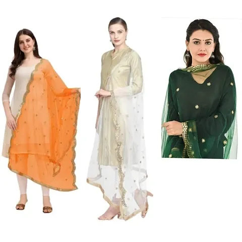 Stylish Dupattas For Women Pack Of 3
