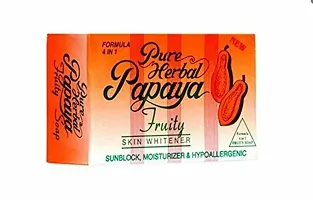 Pure Herbal Papaya Fruity Skin Whitening Soap   Soap 135 Gm-thumb1