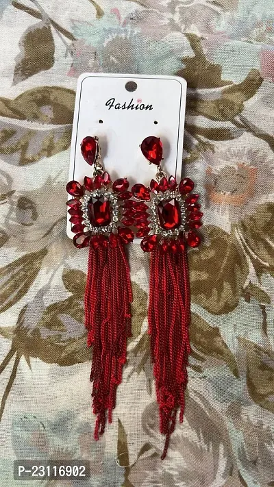 Multicoloured Alloy Jhumkas Earrings For Women Pair Of 1-thumb0
