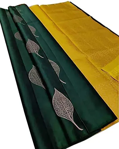 New Trendy  Art Silk Woven Design Sarees with Blouse Piece